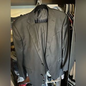 Men’s Black On Black Vitarelli Italian Suit. Blazer And Pants.